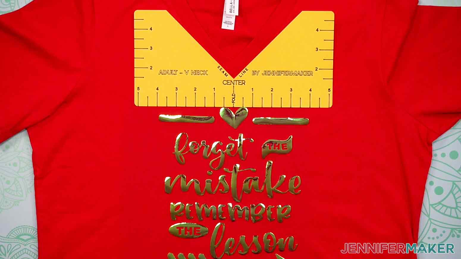 T-Shirt Rulers - Jennifer Maker