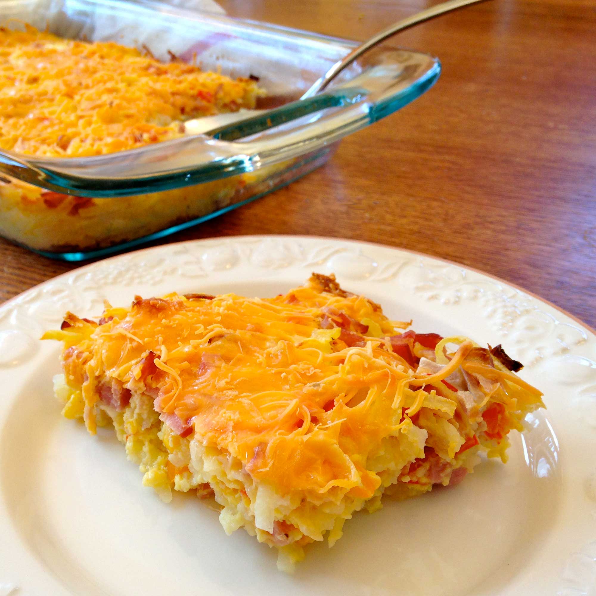 Healthy Egg, Cheese, & Hash Brown Casserole: 100% Simply Filling Great Start to Your Day