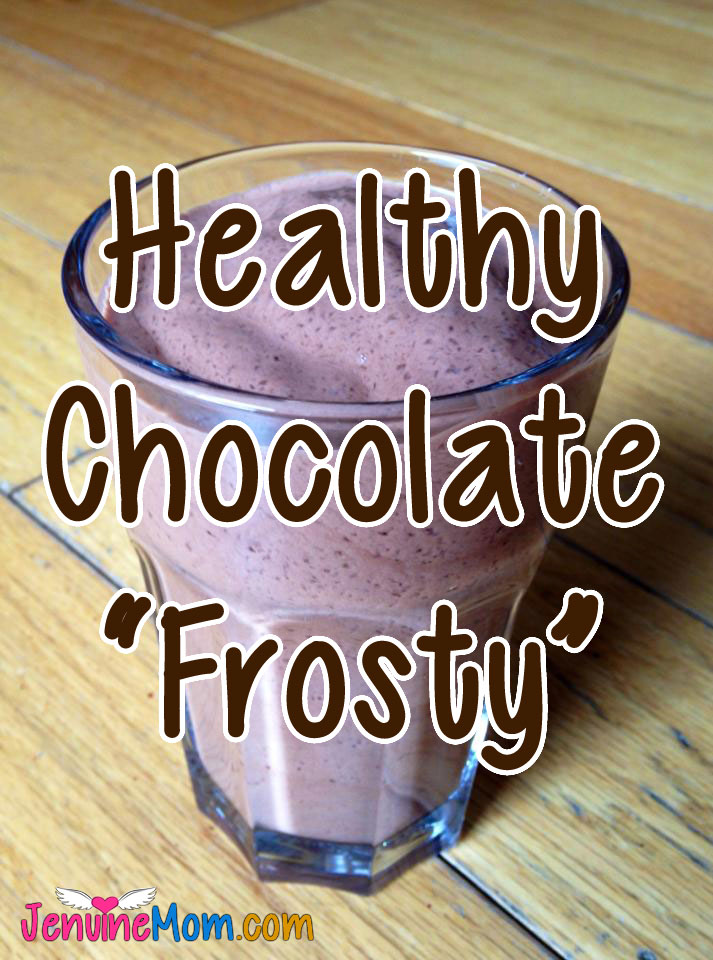 Healthy Chocolate “Frosty” Shake – 100% Simply Filling