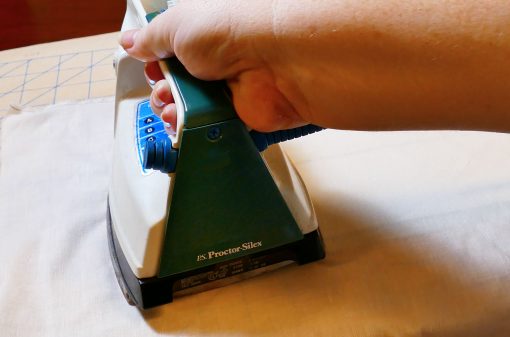 Fuse your interfacing to the back of your fabric layers