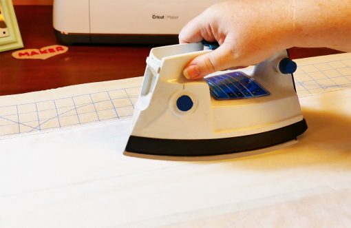 Iron your fabric before cutting on the Cricut Maker