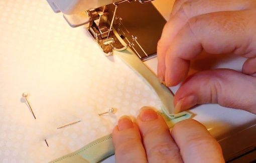 Sew the corner of the Cricut Maker Mat