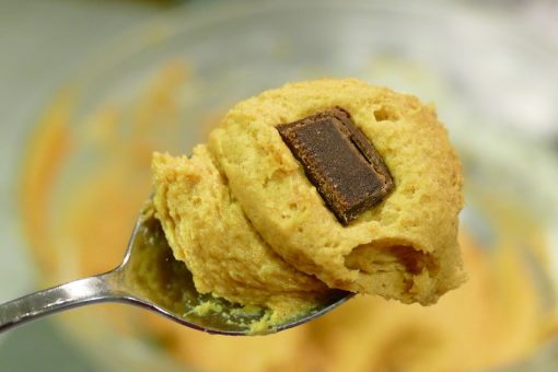 pumpkin cookies chocolate caramel spoonful