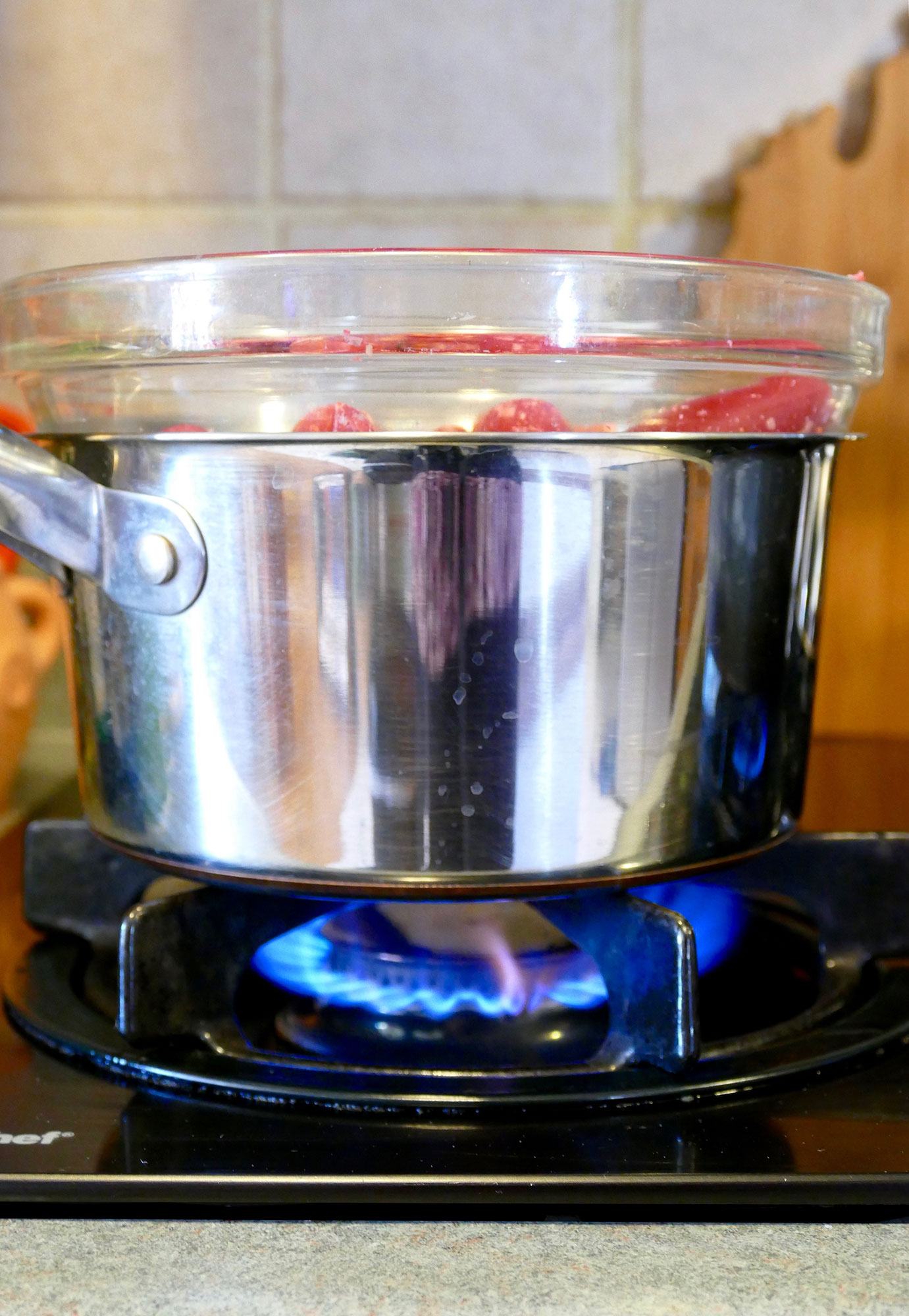 DIY Double Boiler (for melting wax, soap base, candy) - Jennifer Maker