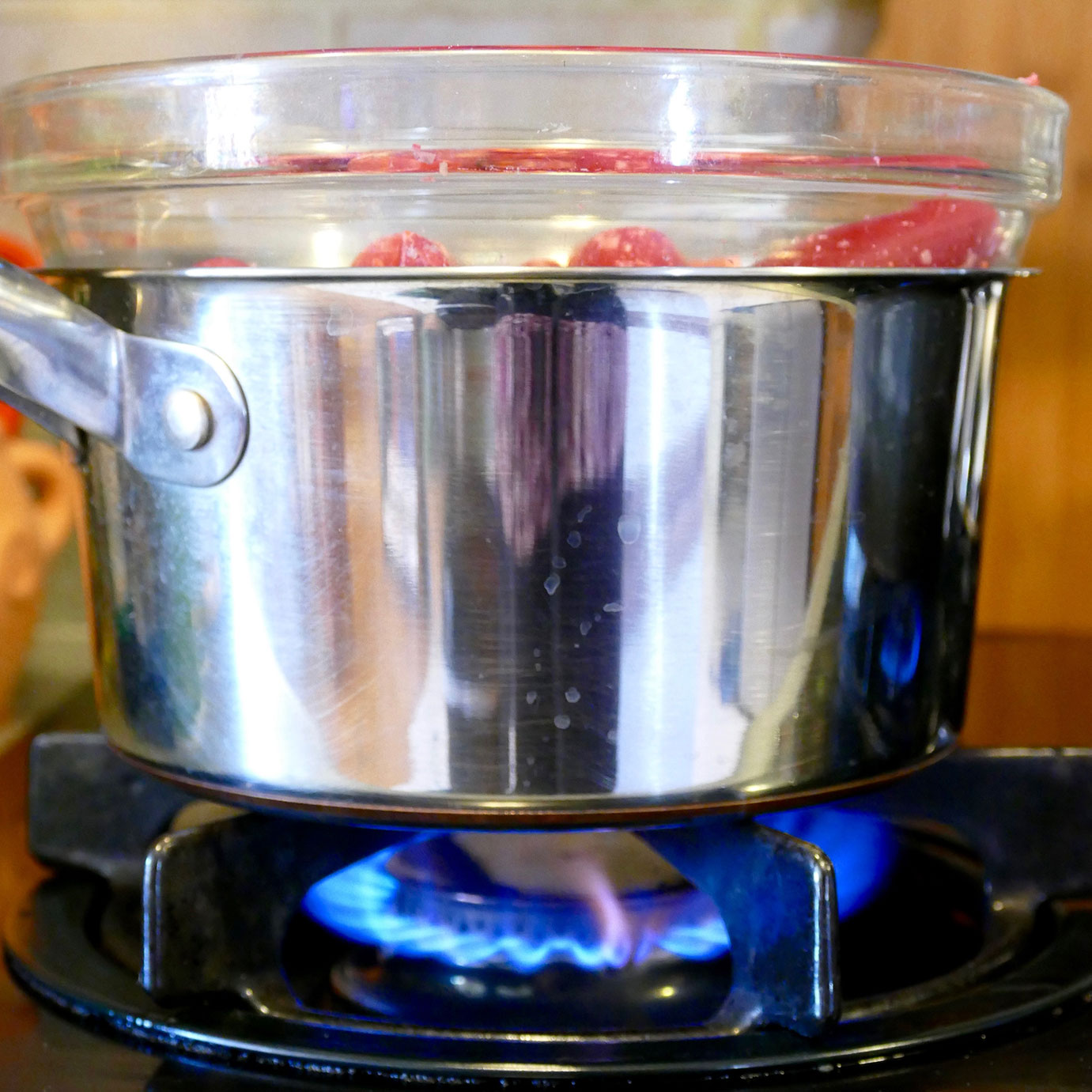 DIY Double Boiler (for melting wax, soap base, candy)