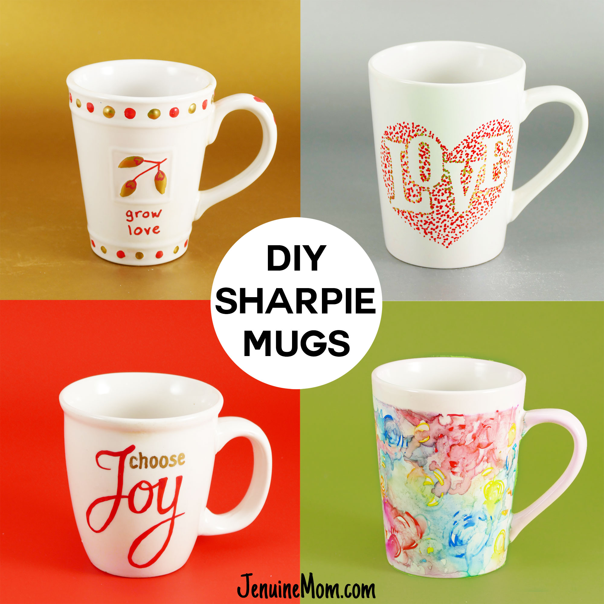 DIY Sharpie Mugs for Easy Personalized Gifts