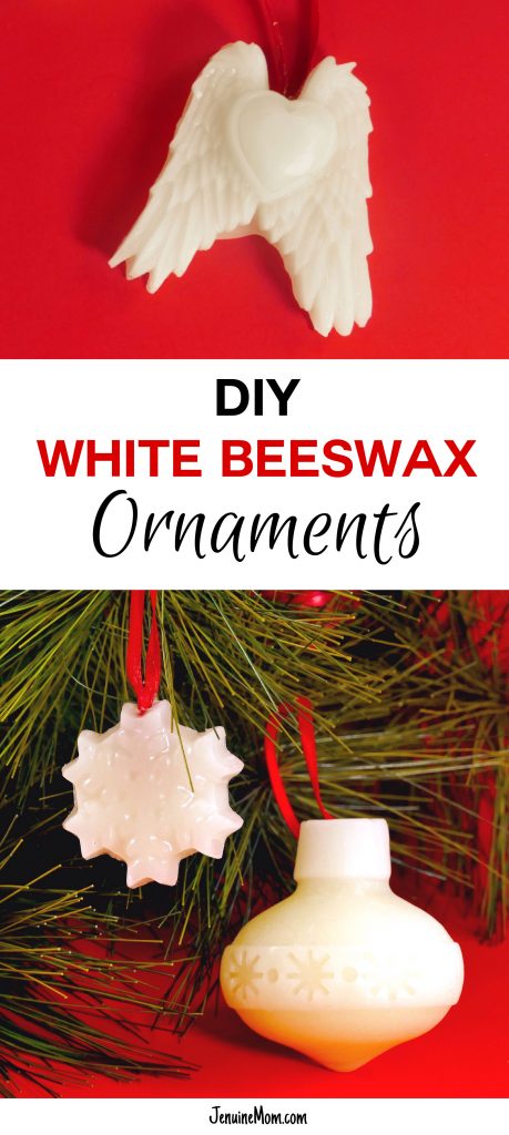 DIY Beeswax Ornaments for holiday gifts and sewing | JenuineMom.com