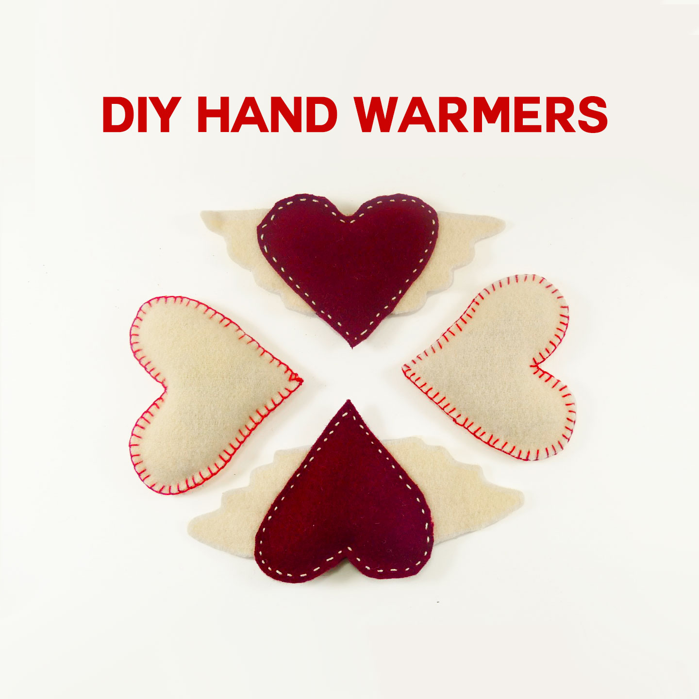 DIY Microwavable Hand Warmers {Reusable!} - Comfortably Domestic