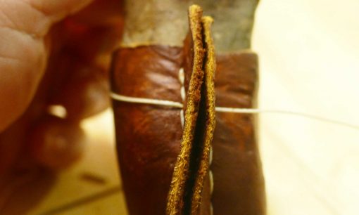 diy-leather-wrapped-stone-rock-sew8