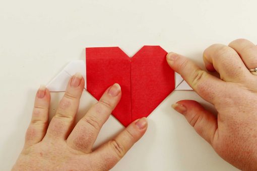 DIY Paper Winged Heart with Hidden Message | JenuineMom.com