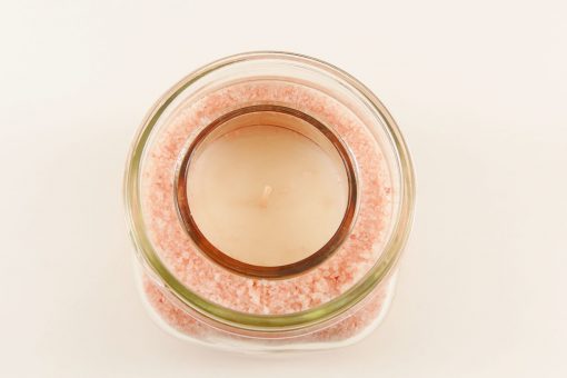 DIY Pink Himalayan Salt Spa Candle | JenuineMom.com