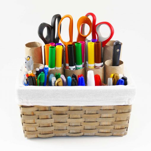 DIY School Supplies and Craft Organizer