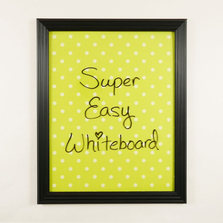 DIY Dry Erase Board — So Simple & Cute! Jennifer Maker