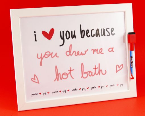 DIY Dry Erase Board From Dollar Store Finds | JenuineMom.com