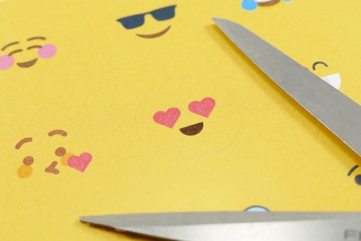 DIY Marble Magnets Emoji | Easy Glass Mod Podge Craft | JenuineMom.com