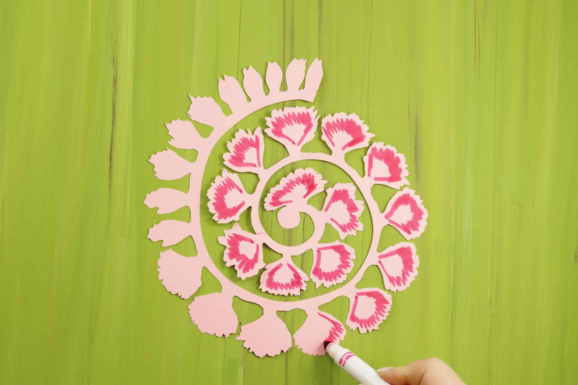 Download Rolled Paper Carnation Tutorial - Free SVG Files - Jennifer Maker