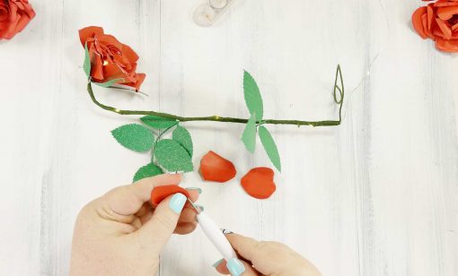 DIY Enchanted Rose | Disney's Beauty & the Beast | Decorated Bell Jar Cloche | JenniferMaker.com