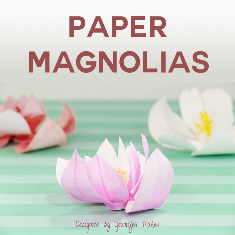 DIY Paper Magnolias Will Brighten Your Day