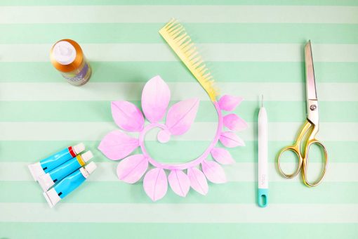 DIY Paper Magnolia | Rolled Flower | Quilling | JenniferMaker.com