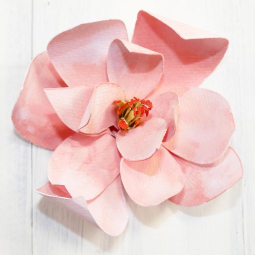 DIY Paper Magnolia | Rolled Flower | Quilling | JenniferMaker.com