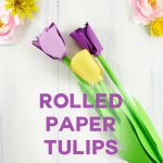 Paper Tulip | Rolled Flower | Quilling | JenniferMaker.com