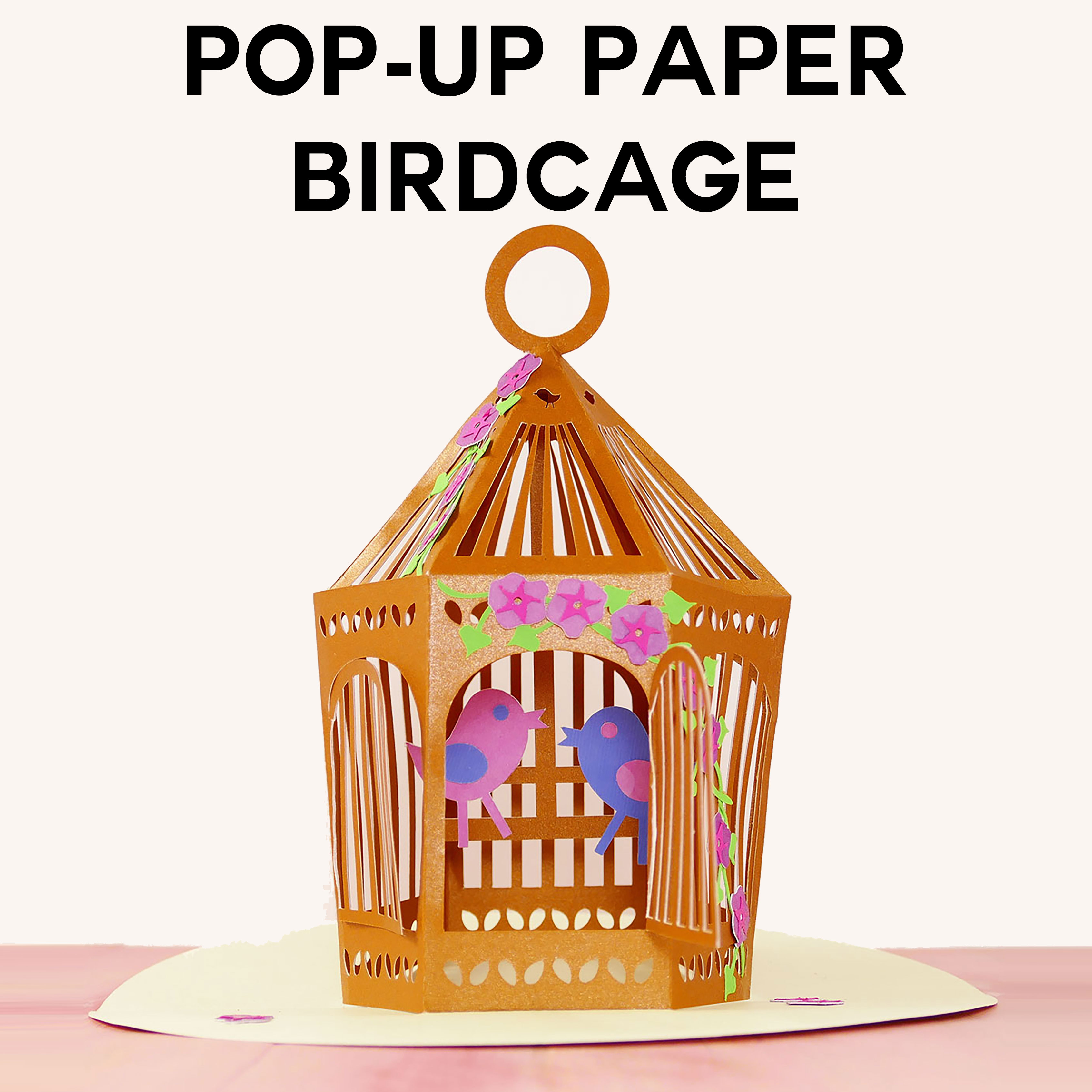 Pop-Up Paper Birdcage