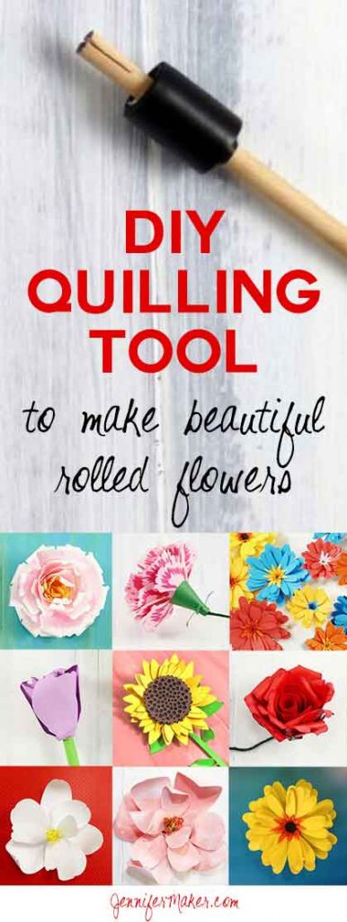 DIY Quilling Tool for Rolled Flowers