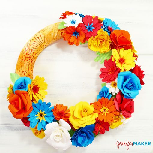 Make a DIY Paper Flower Bouquet - with 3D Flowers! - Jennifer Maker