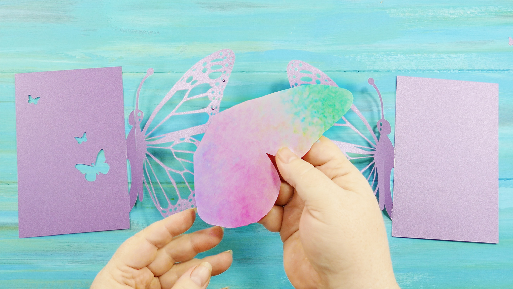 pop up butterfly card materials2