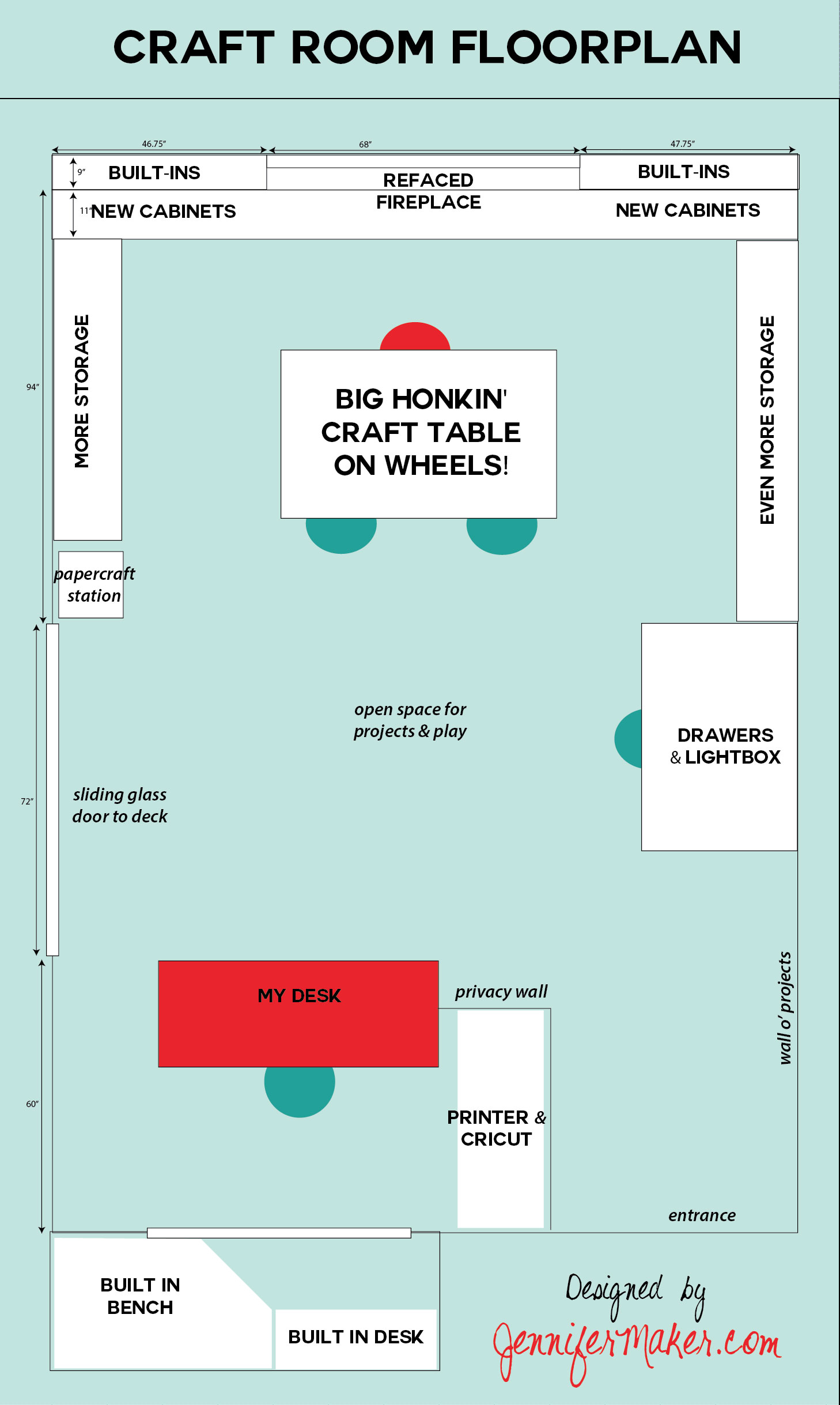 craft room plans floorplan