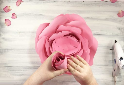 Attach more petals to your rosebud