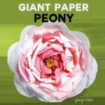 How to Make a Giant Paper Peony | Tutorial with Free SVG Files