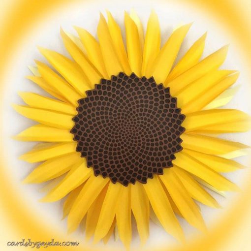 Giant Sunflower by Jennifer Maker - Made by Misty Morgan