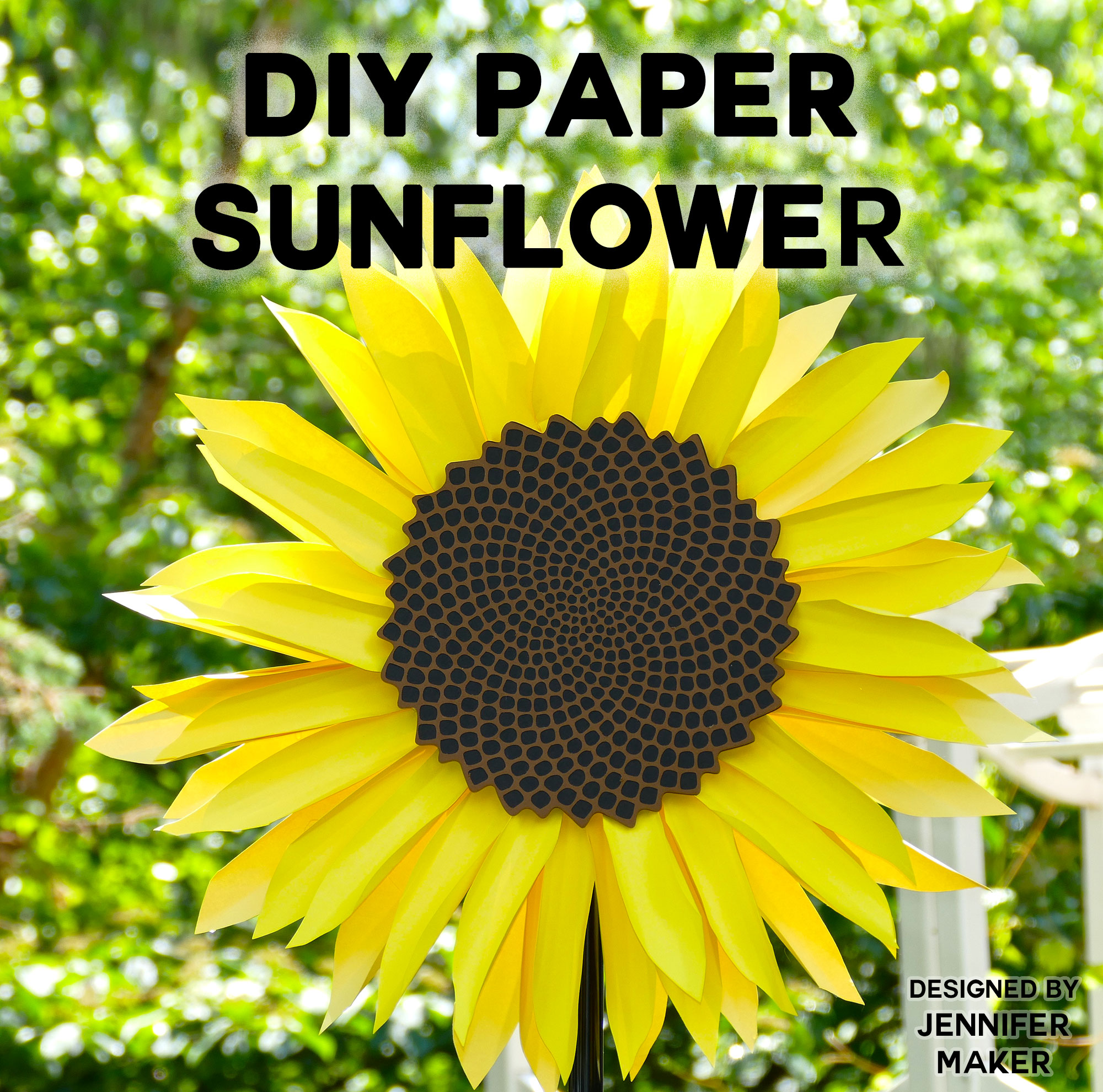 Download Giant Paper Sunflower Tutorial This Will Mesmerize You Jennifer Maker