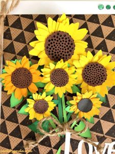 Sunflower Card by reader Misty Morgan