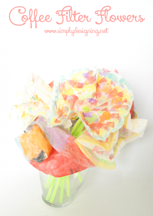 Coffee Filter Flowers | Colorful Bouquet | Paper Flower Tutorial