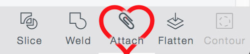 The Attach button is your best friend in Cricut Design Space