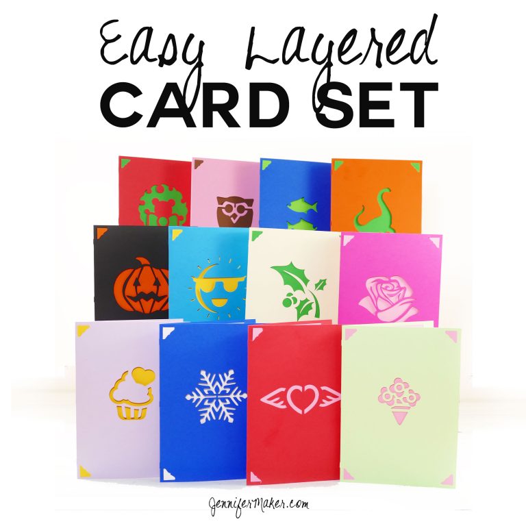 DIY Greeting Card Set – Fast, Easy Layers!