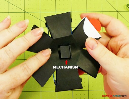 The mechanism underneath the penguin paper bomb