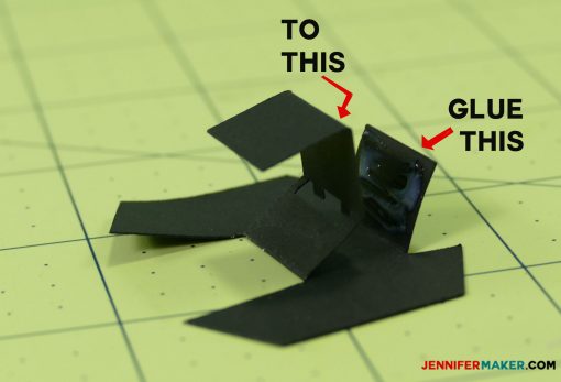 Mechanism of the penguin paper bomb