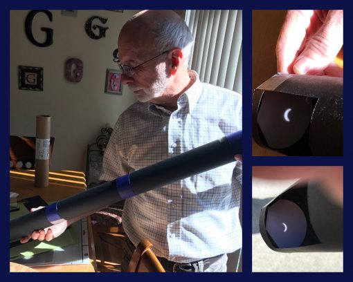 DIY Eclipse Viewer made by a reader