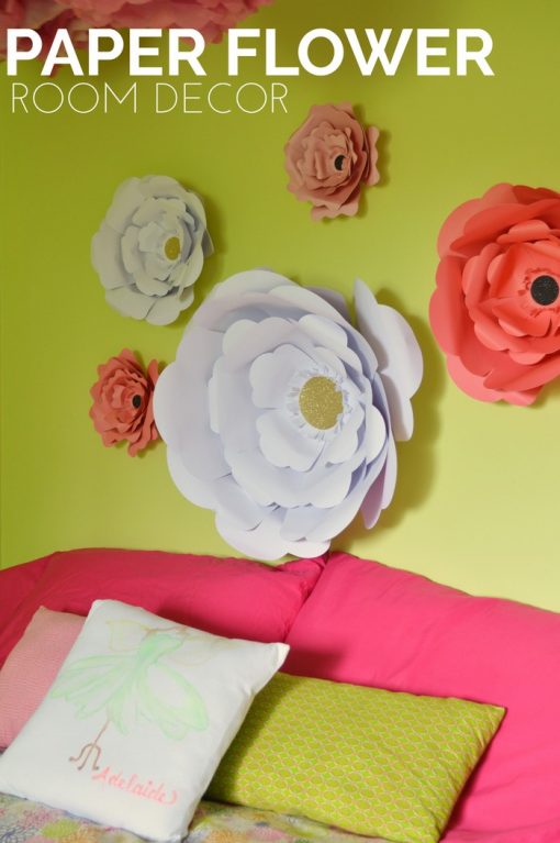 Paper Flower Room Decor Tutorial | Paper Flower Ideas