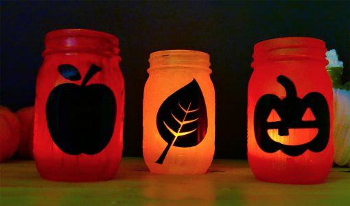 Light up your Easy Mason Jar Luminaries