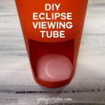 DIY Eclipse Viewing Tube - Safe and Expandable for a Larger Projection | Cricut | Free Pattern | SVG Cut File