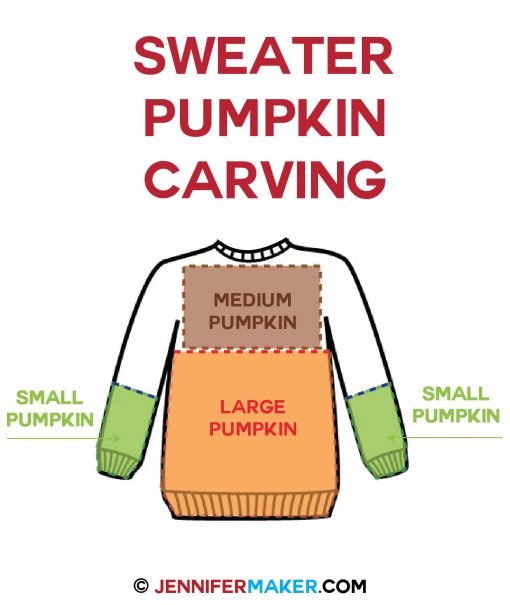 How to carve a sweater for pumpkins! | sweater pumpkin tutorial