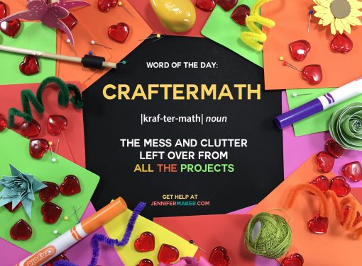 Craftermath - The mess and clutter left over after working on ALL THE PROJECTS