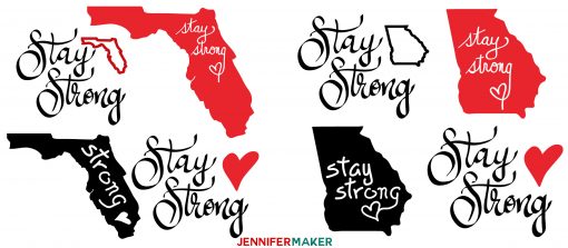 Stay Strong States Free Decal Printable Design Jennifer Maker