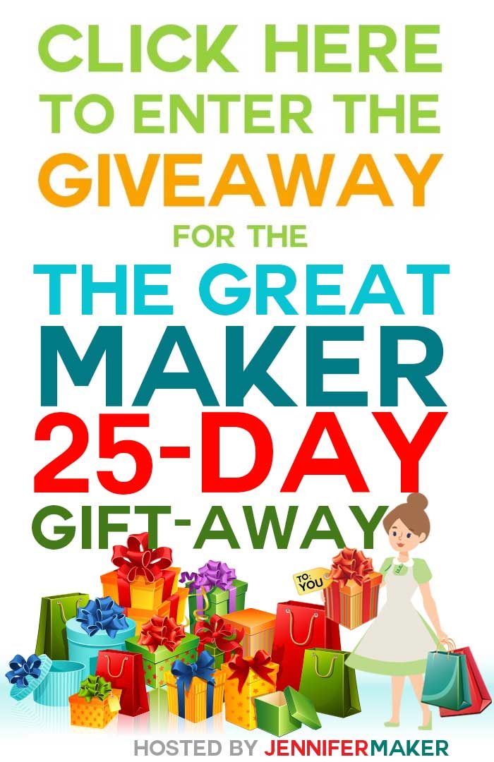The Great Maker 25-Day Gift-Away by JenniferMaker