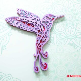 Download Hummingbird SVG: Make a 3D Layered Design With Your Cricut - Jennifer Maker