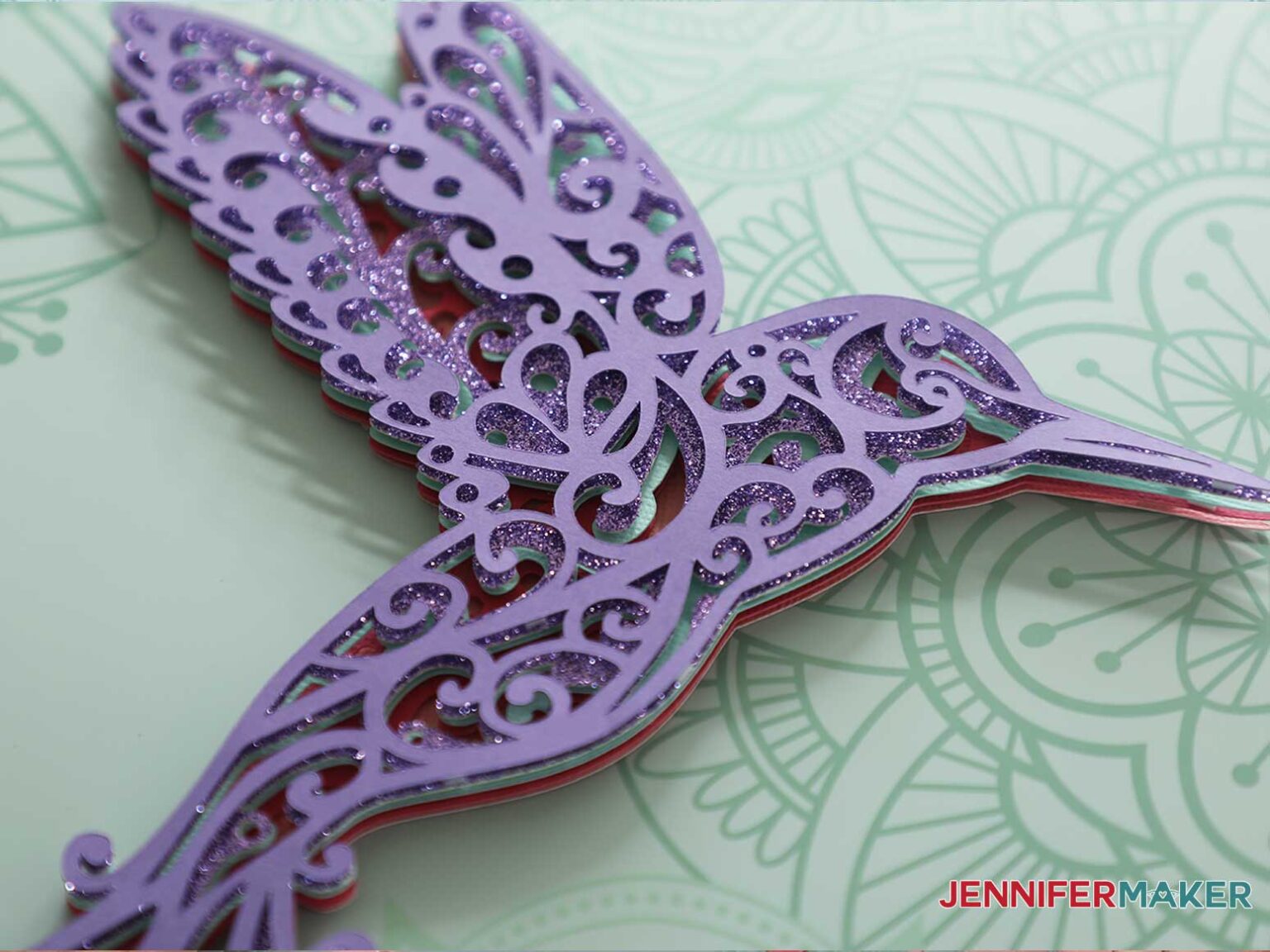 Download Hummingbird SVG: Make a 3D Layered Design With Your Cricut - Jennifer Maker